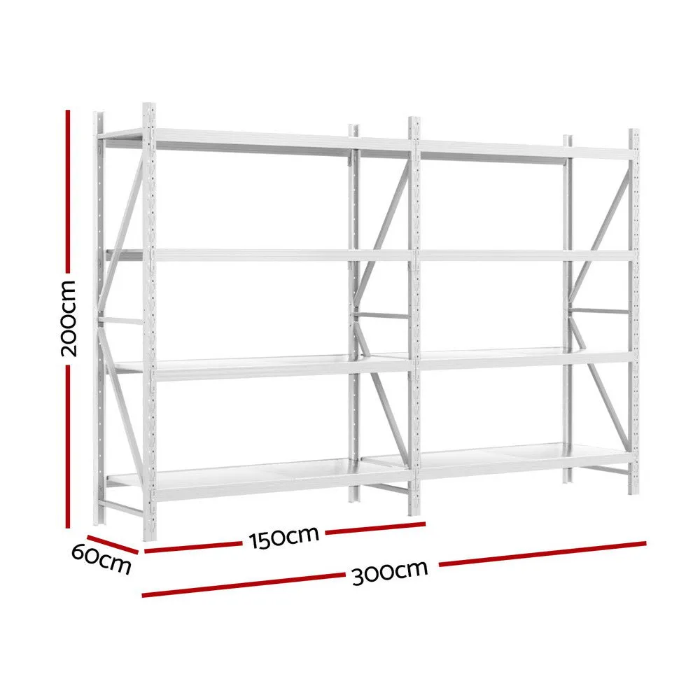 3Mx2M Giantz Garage Shelving | Warehouse Rack
