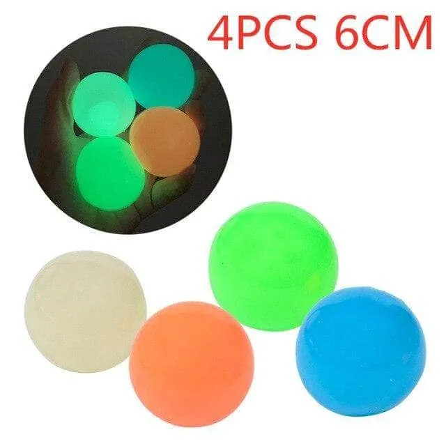 4Pcs Sticky Squash Ball