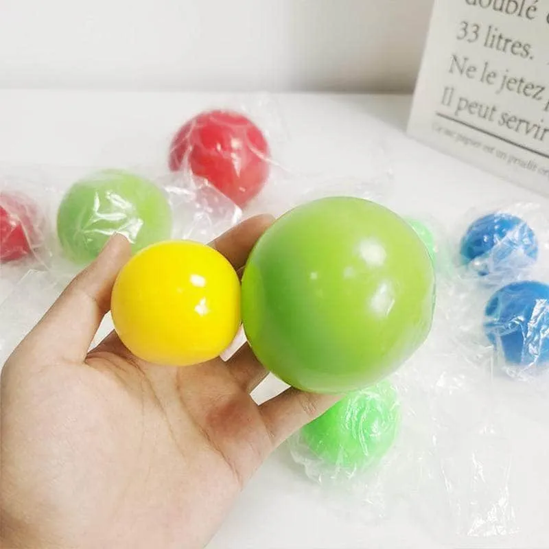 4Pcs Sticky Squash Ball