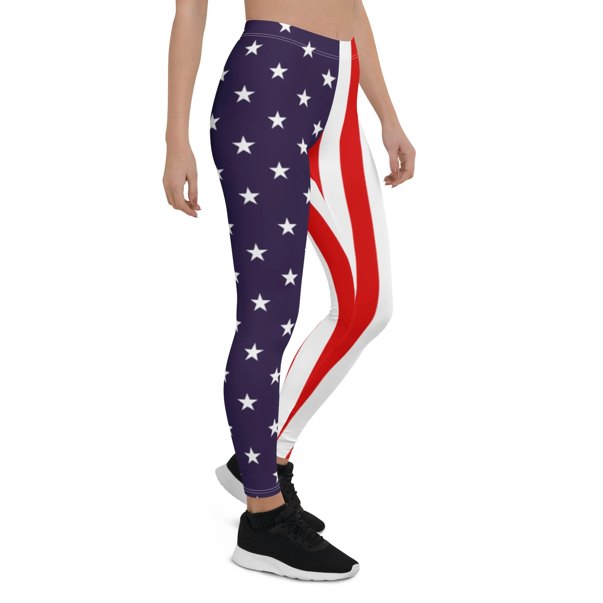 American Flag Full Length Leggings
