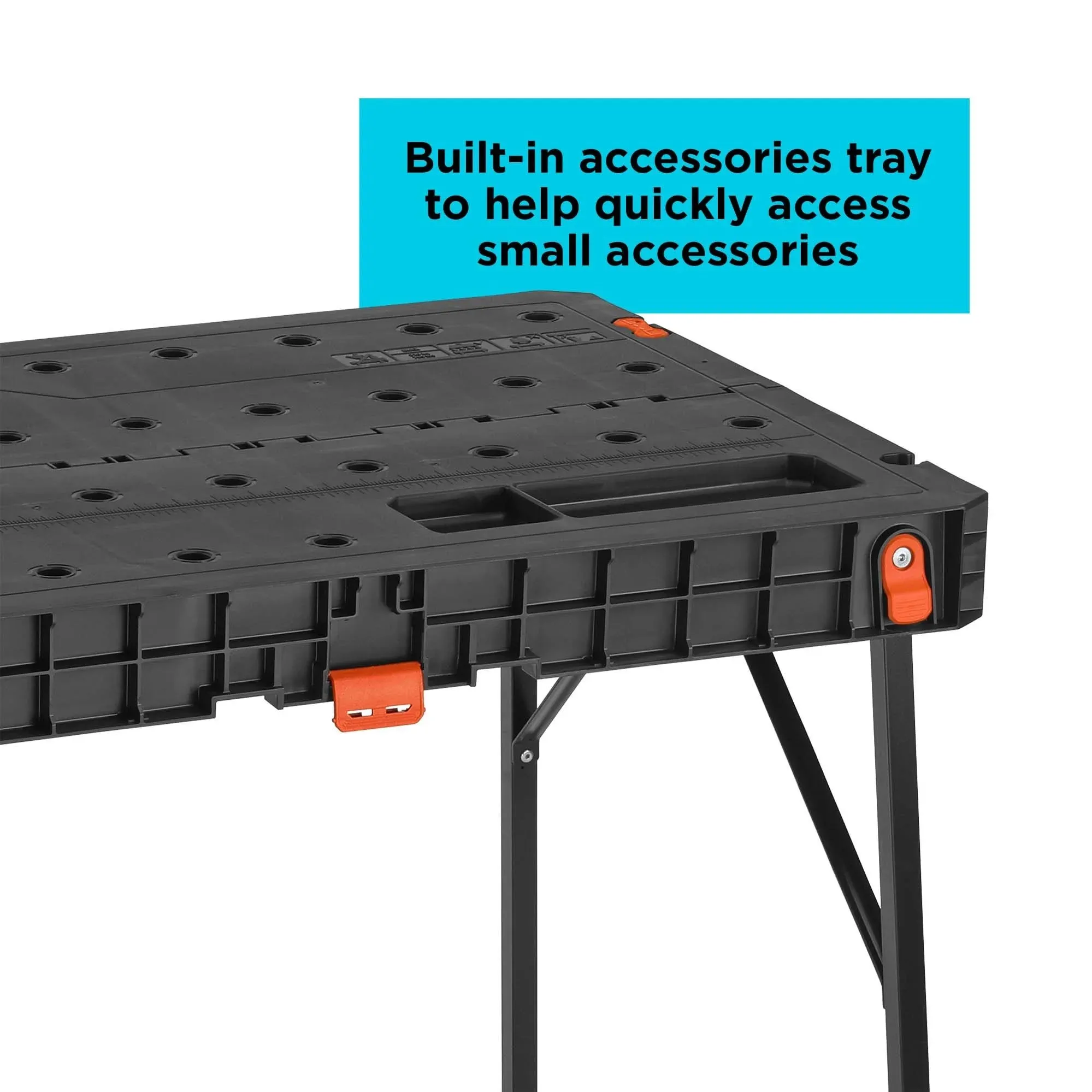 BLACK DECKER Foldable Workbench, (BDST11552)
