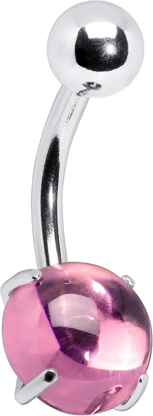 Body Candy Womens 14G 316L Stainless Steel Navel Ring Piercing Color Accent Belly Button Ring 3/8"