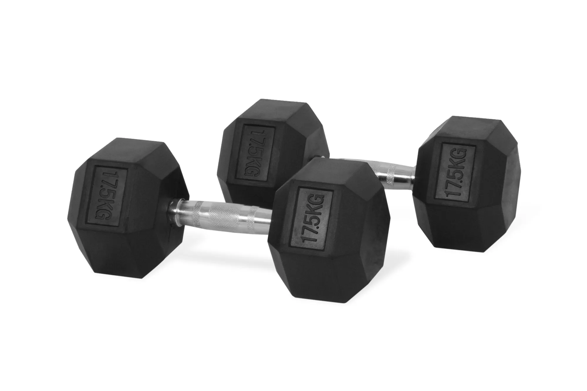 Hexagon Rubber Dumbbell (Competition Used KG/LB)
