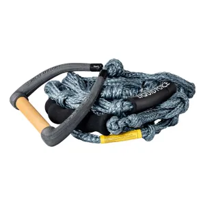 Liquid Force | Surf 9" DLX Molded Rope and Handle Combo - Grey/Tan