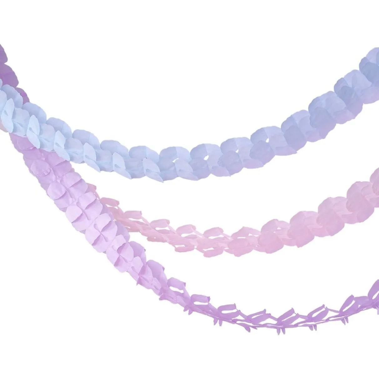 Pastel Wave Honeycomb Garlands