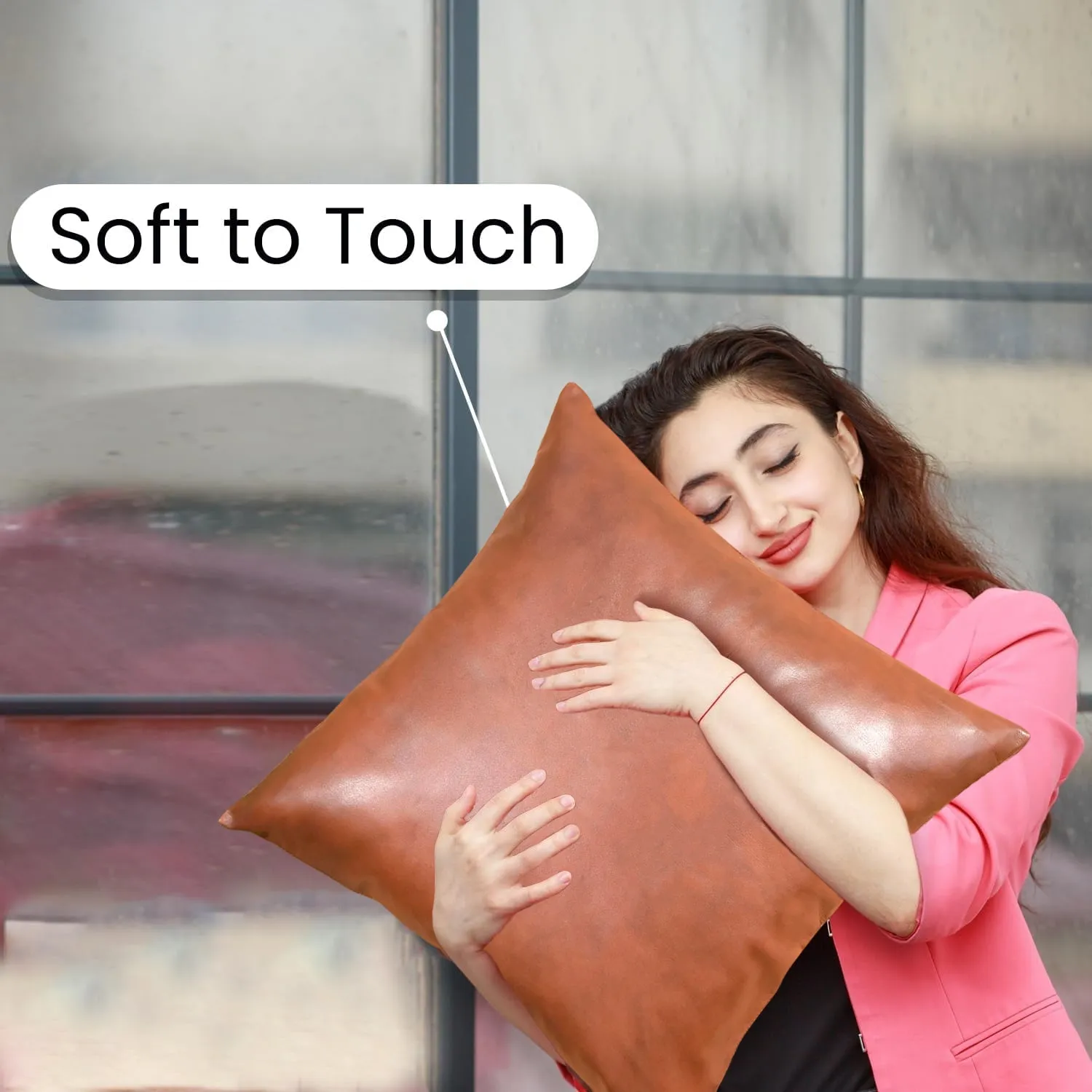 Pillow Covers, Couch Pillows Cover, Soft Decorative Pillow Covers, Pillowcase for Bed Sofa Chair Bedroom Home Farmhouse Decor Living Room Home Decor (38  40 CM)