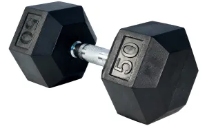 Rubber Hex Dumbbells