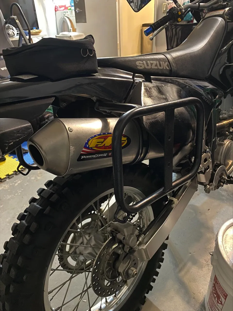 Suzuki DRZ400S-SM Saddlebag support racks Heavy duty