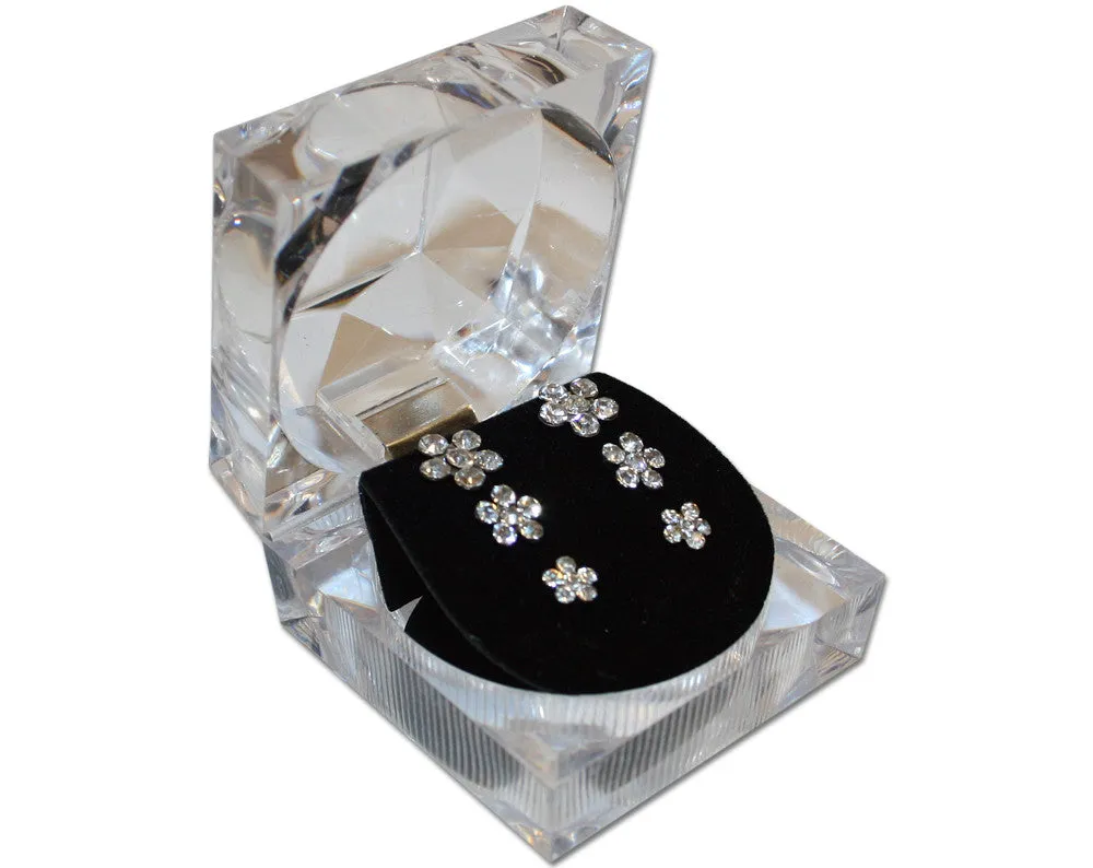 Tiffany & Cubic Zirconia Ear Stud Sets