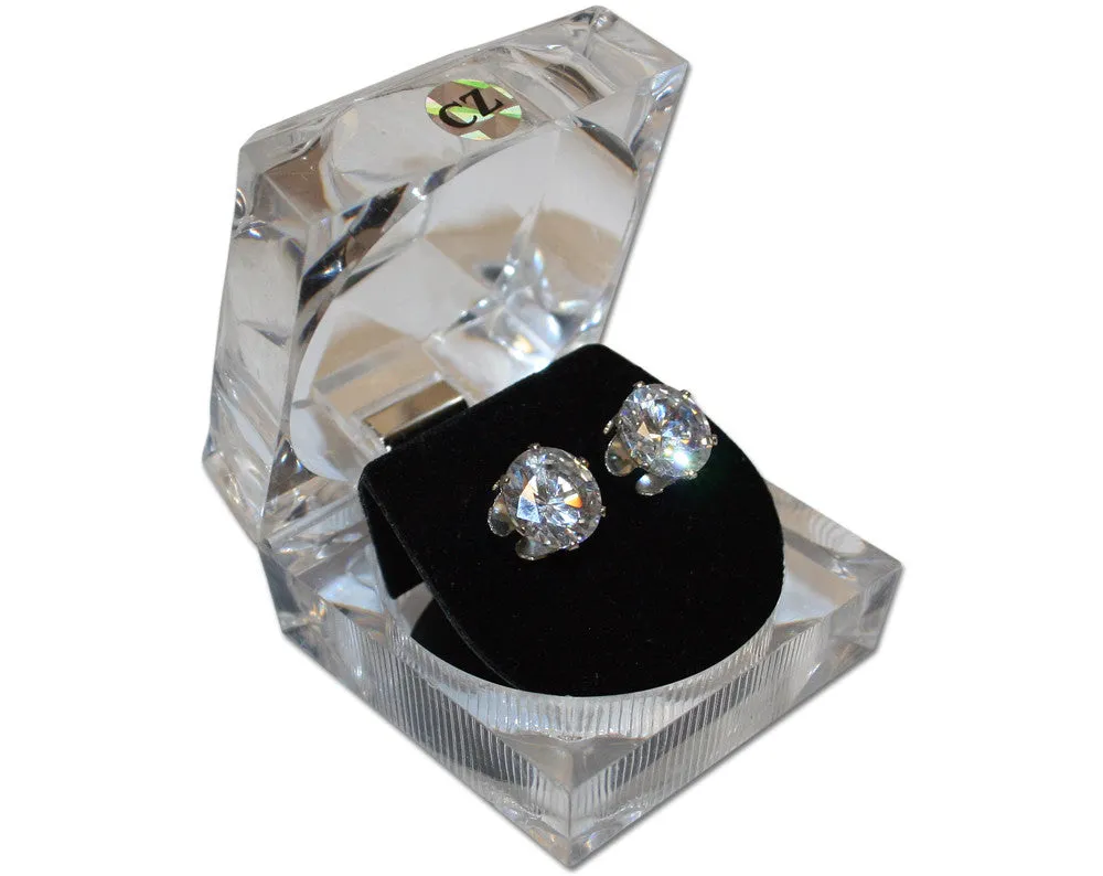 Tiffany & Cubic Zirconia Ear Stud Sets