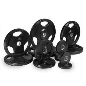 TnP Accessories 1" Standard Steel Weight Plate & Barbell Set
