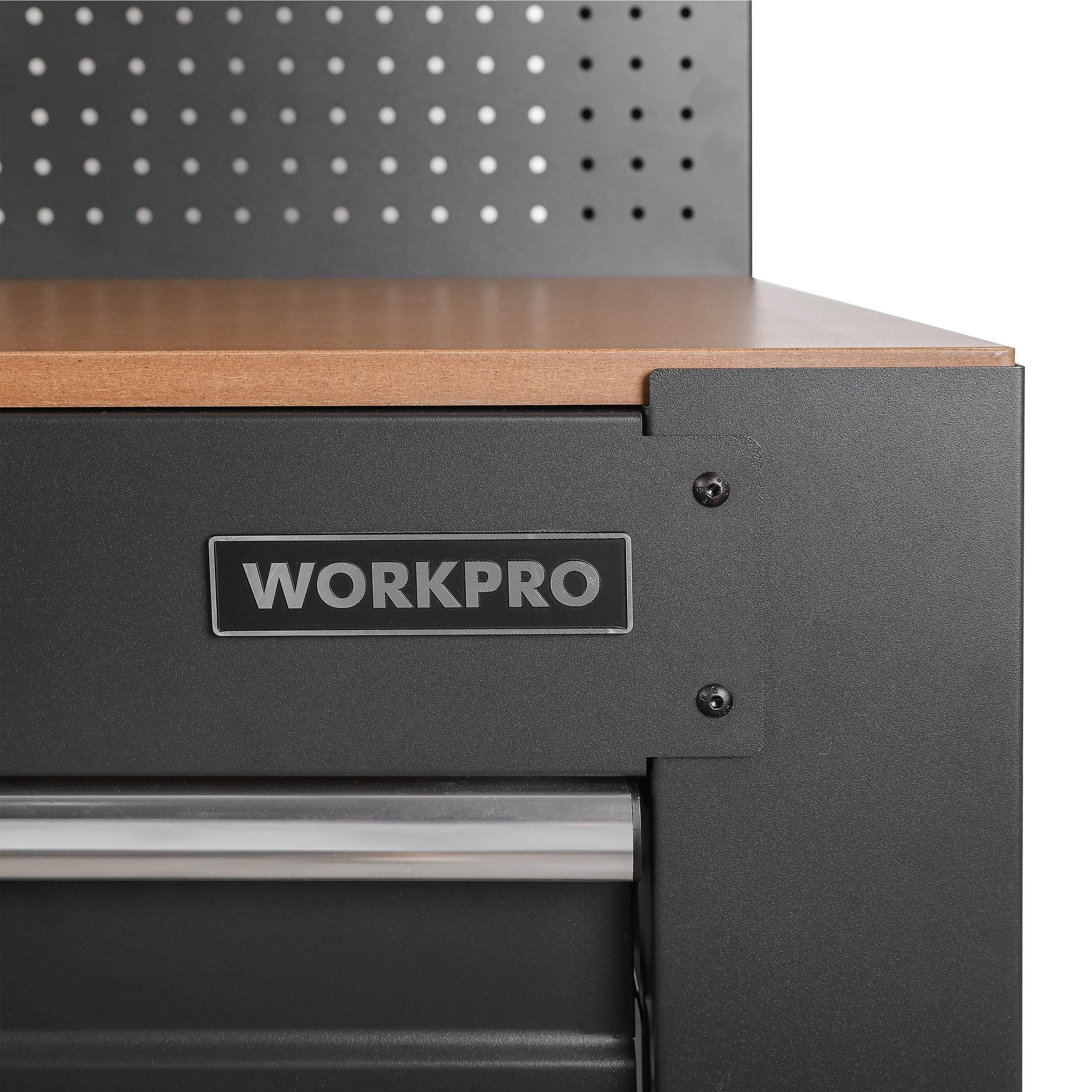 Workpro 45-in Multipurpose Workbench with LED Light & Power Strip, Steel