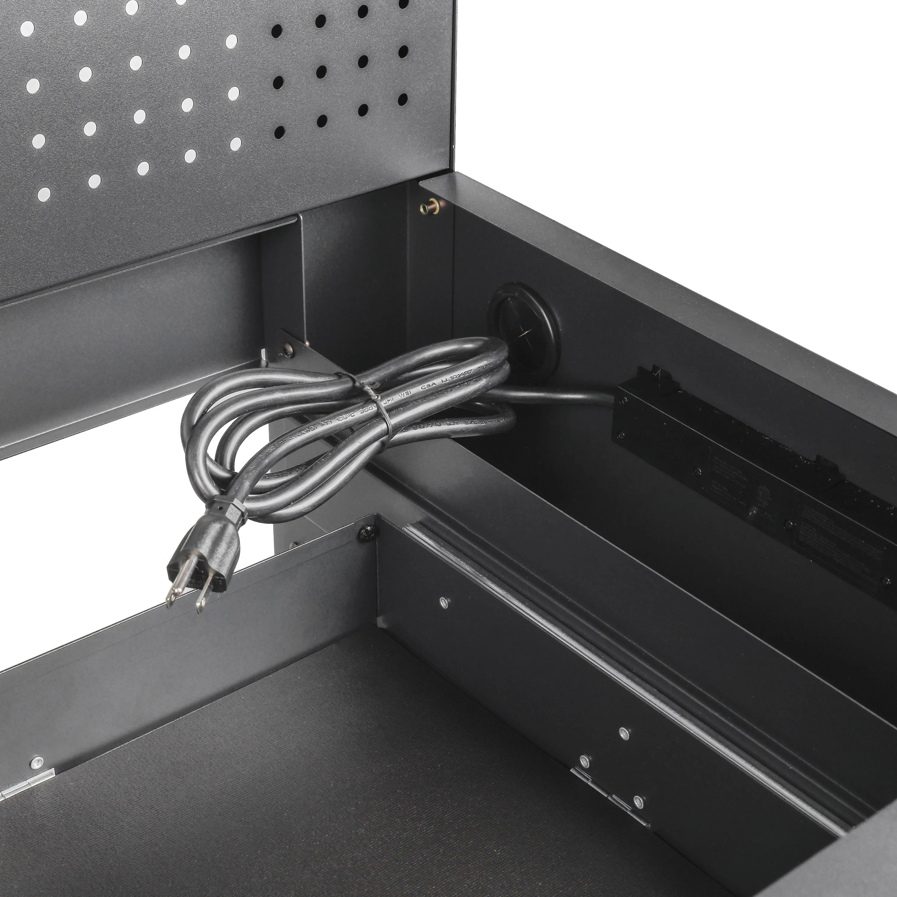 Workpro 45-in Multipurpose Workbench with LED Light & Power Strip, Steel